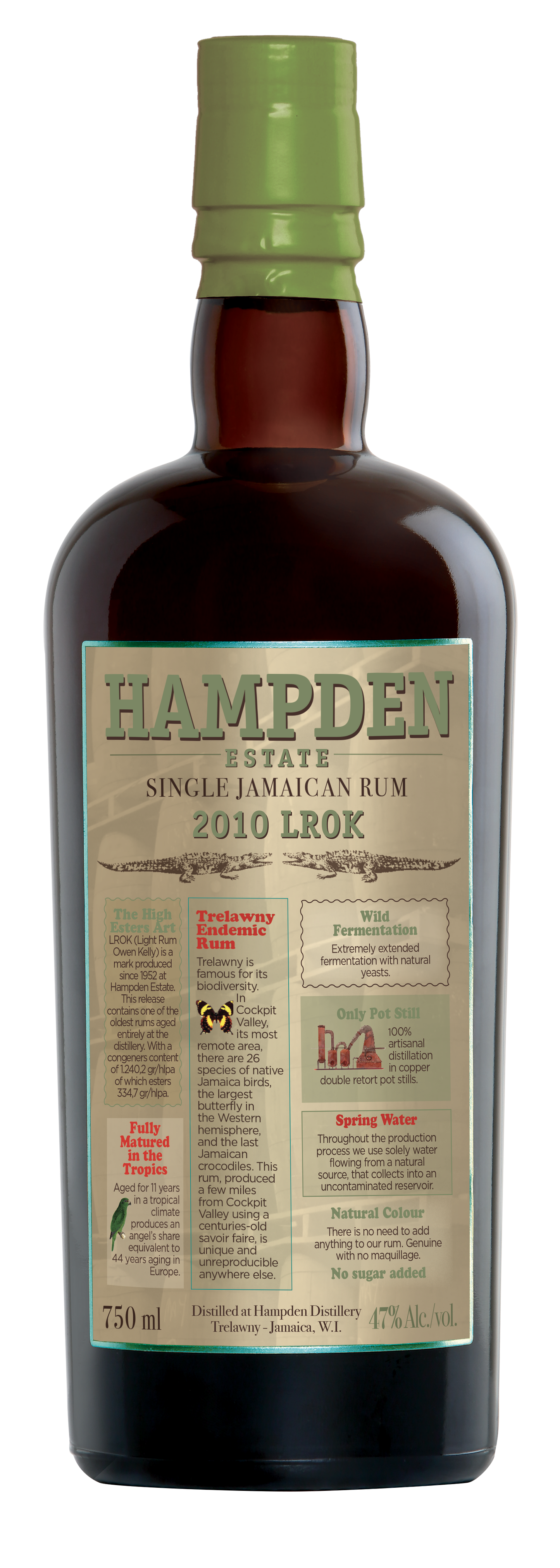 Hampden Estate LROK Single Jamaican Rum - 2010