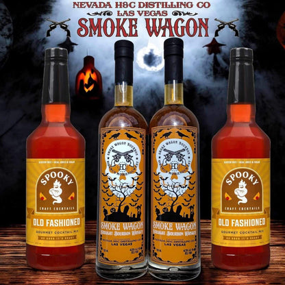 SMOKE WAGON STRAIGHT BOURBON WHISKEY HALLOWEEN GLOW IN THE DARK EDITION 2023